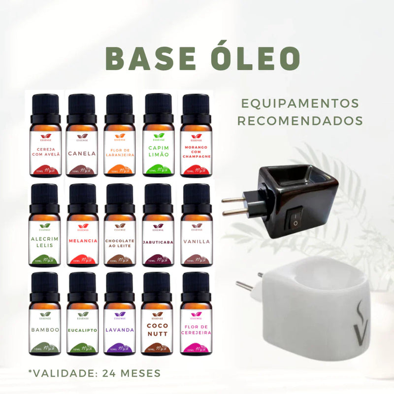 Essência Hidrossolúvel ou Óleo Essencial 10ml para Umidificadores e Aromaterapia