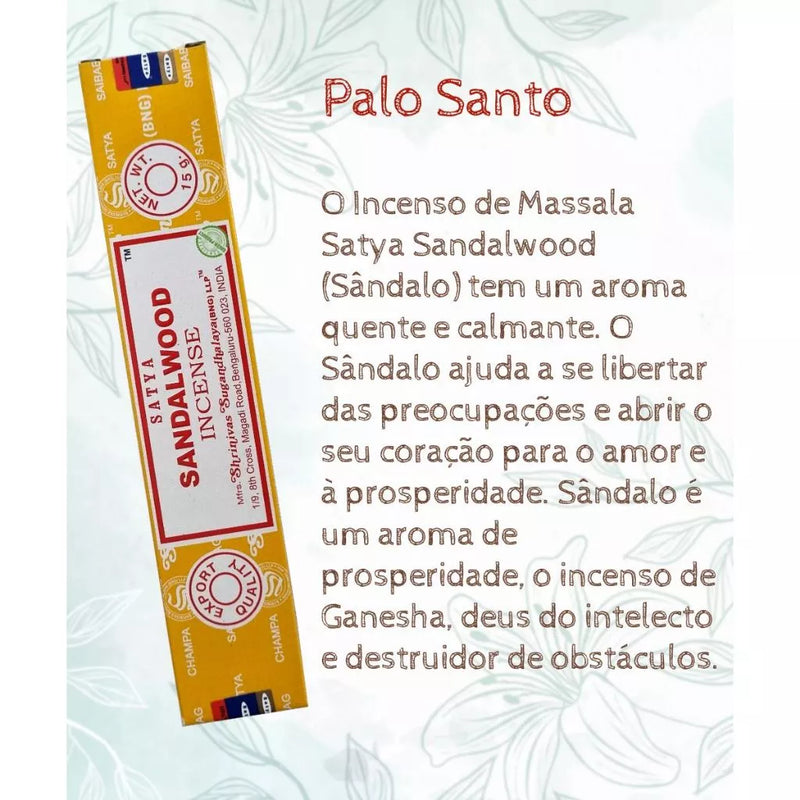 Incenso satya massala kit com 6 aromas