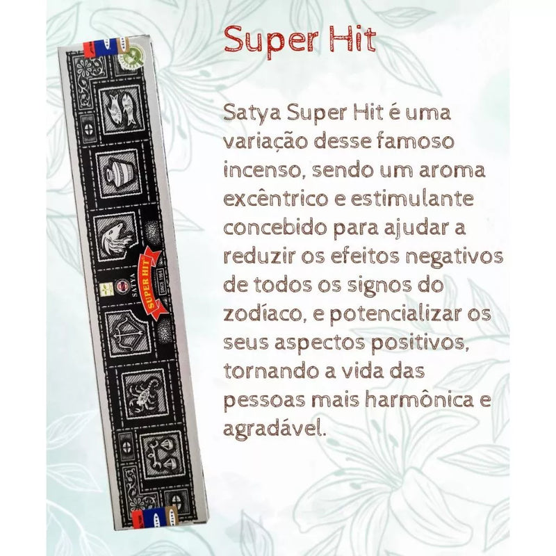 Incenso satya massala kit com 6 aromas