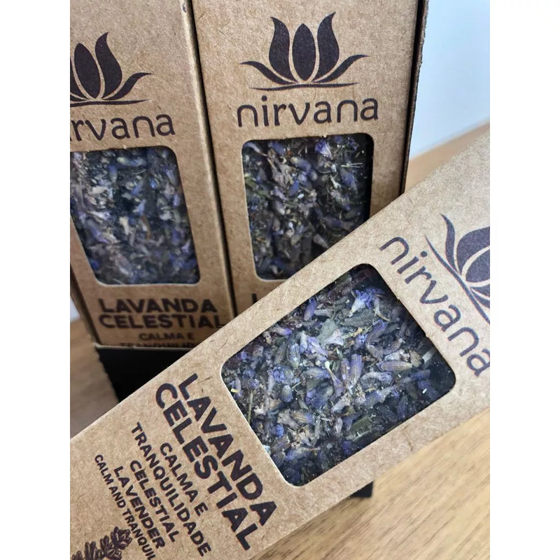 KIT 3 INCENSO NIRVANA PREMIUM PALO SANTO ROSA ARRUDA CANELA