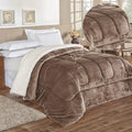 Coberdrom Edredom Sherpa Queen Casal - 2.40x2.20 - Macio e Elegante