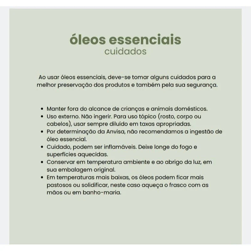 Kit 02-03 ou 04 óleo Essêncial Via Aroma 100% Puro Vegano Aromaterapia Escolha o Seu