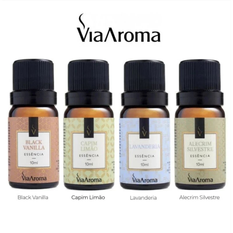 Kit 02-03 ou 04 Essência  Para Difusor Aromatizador Umidificador Elétrico Via Aroma Kit a Escolher