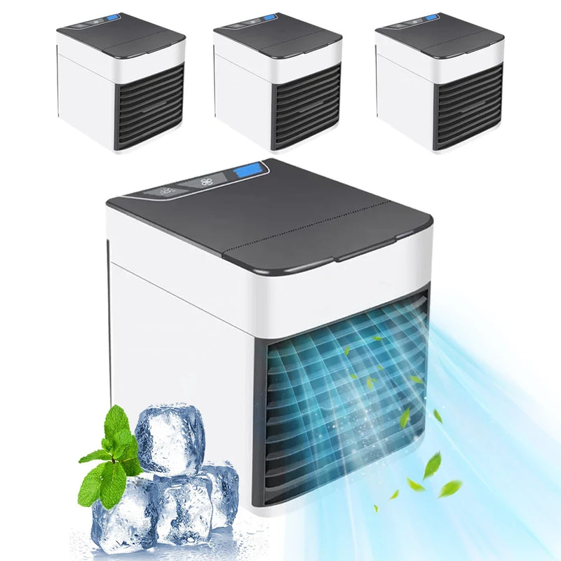 Mini Ar Condicionado Portátil Arctic Air Cooler Umidificador Climatizador Luz Led USB / Ar puro